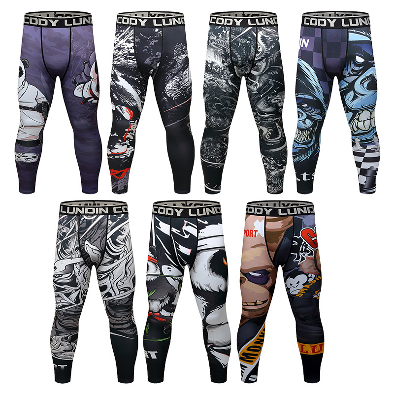 Crossfit Ga - Gym Sport Leggings Compressie Training Jogging