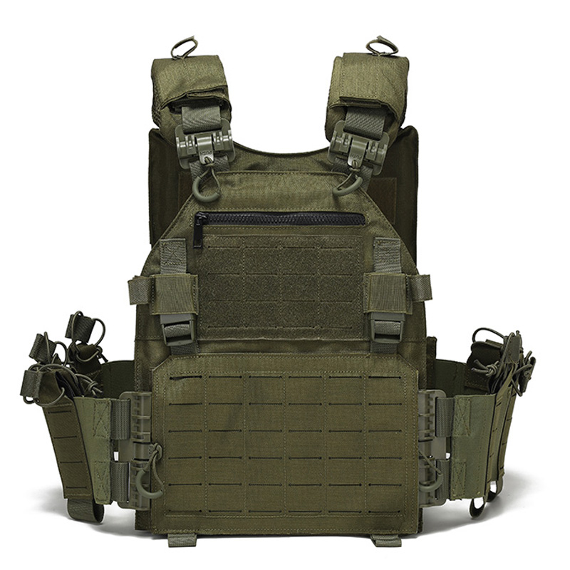 Crossfit Weight Vest - Multifunctioneel snelontkoppelbaar vest met lasergesneden MOLLE-systemen,
