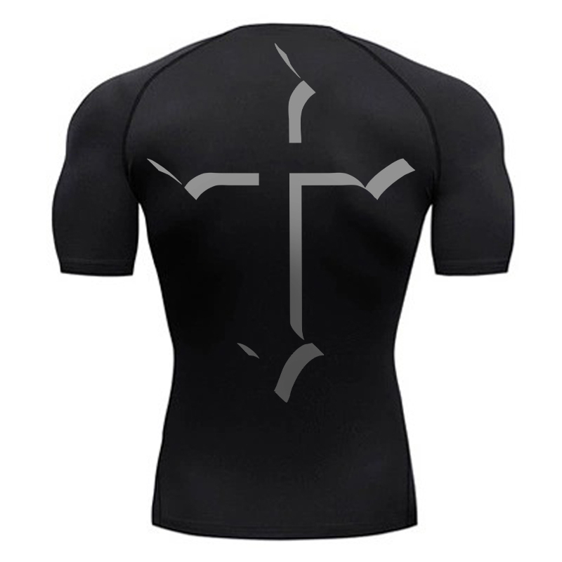 Cross Print Compressieshirt vo - Crossfit Gym recensie en prijs